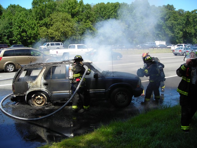 Car Fire - GSP North 08/17/08 